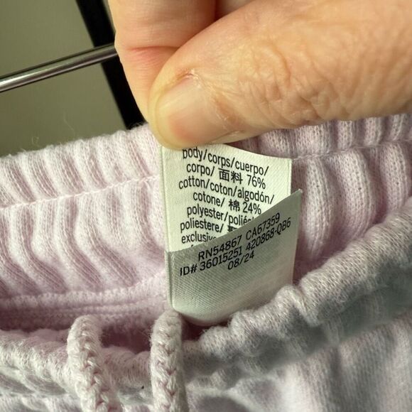 Victoria’s Secret Pink Logo Straight Leg Sweatpants Pink Burgundy S - Picture 5 of 5